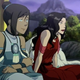 Korra and Asami take a moment of respite to contemplate their futures.